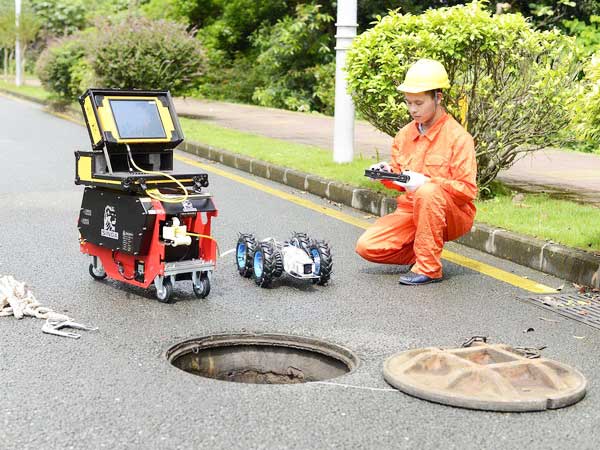 天坛街道管道机器人检测