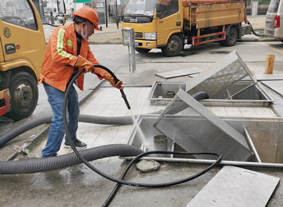 天坛街道隔油池清理